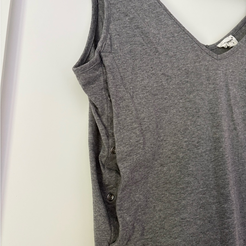 Tajinebanane breastfeeding Gray Top